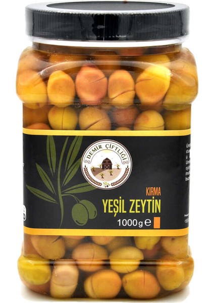 Edremit Kırma Yeşil Zeytin 1 kg. pet