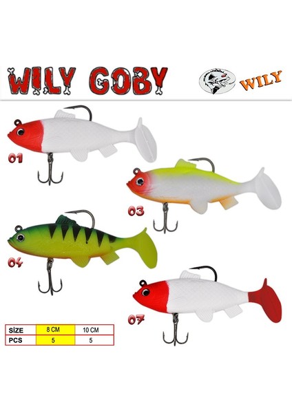 Goby Sazan Silikon 8 cm fiyatları