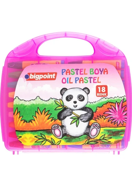 Pastel Boya 18'li Çantalı Pembe