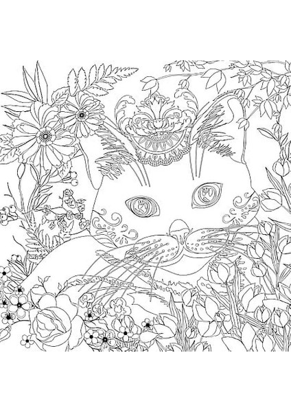Baskılı Press Tuval 30 x 30 cm Kedi