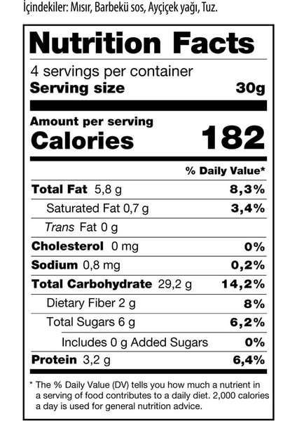 Soslu Mısır 125 gr