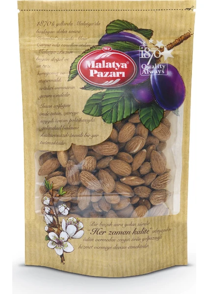 Malatya Pazarı Murat Palancı Çiğ Badem Içi Kilitli Paket 250 gr