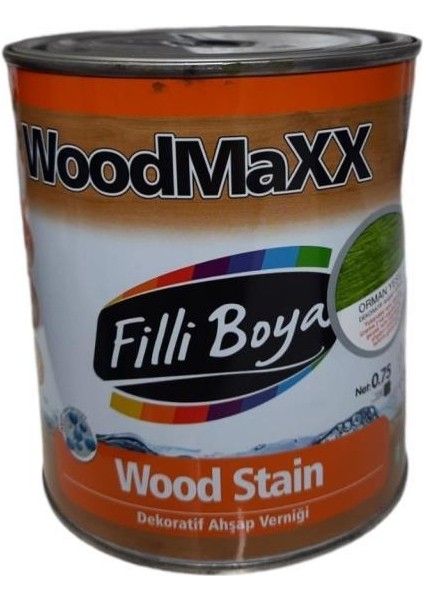 Filliboya Woodmaxx Ahşapverniği Ormanyeşili 0.75L