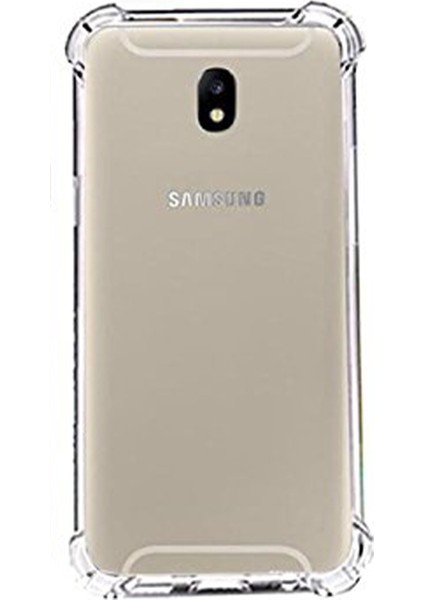 Samsung Galaxy C710 J7 Plus Uyumlu Rarroz Arka Koruma Silikon Kılıf Şeffaf