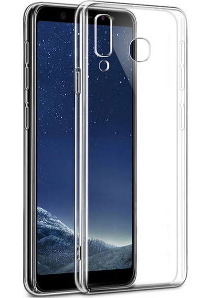 Samsung Galaxy A8 Star (SM-G885Y) Uyumlu Rarroz Arka Koruma Silikon Kılıf Şeffaf