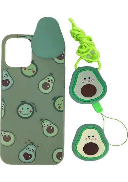 Apple iPhone 12 Uyumlu Maskot Seri Silikon Kılıf