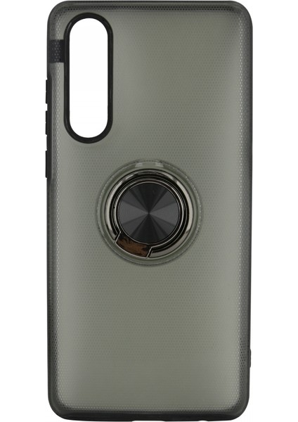 Huawei P30 Uyumlu Armour Yüzüklü Seri Silikon Kılıf