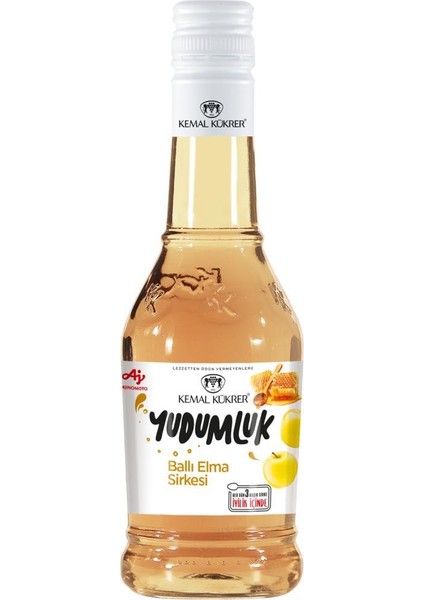 Kemal Kükrer Yudumluk Ballı Elma Sirkesi Cam Şişe 500 ml