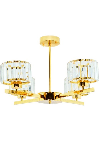 4u Venus Gold Kristal Taşlı Modern Avize