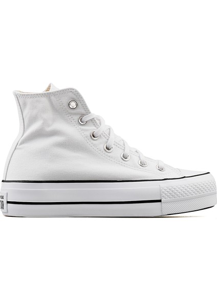 Chuck Taylor All Star Platform Canvas 560846C Unisex SİYAH/BEYAZ Günlük Sneaker Ayakkabı