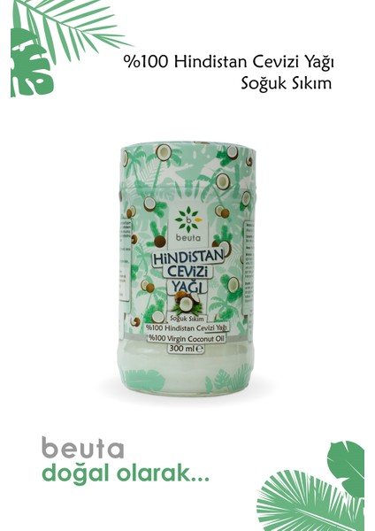 Hindistan Cevizi Yağı Soğuk Sıkım 300 ml