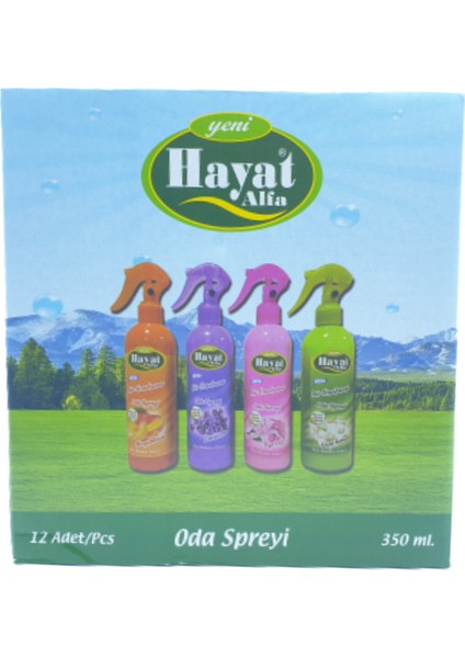 Oda Parfümü Oda Spreyi Mango&kavun 12 Adet