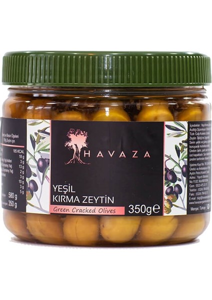 Yeşil Kırma Zeytin - 350 Gr.