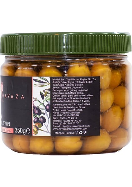 Yeşil Kırma Zeytin - 350 Gr.