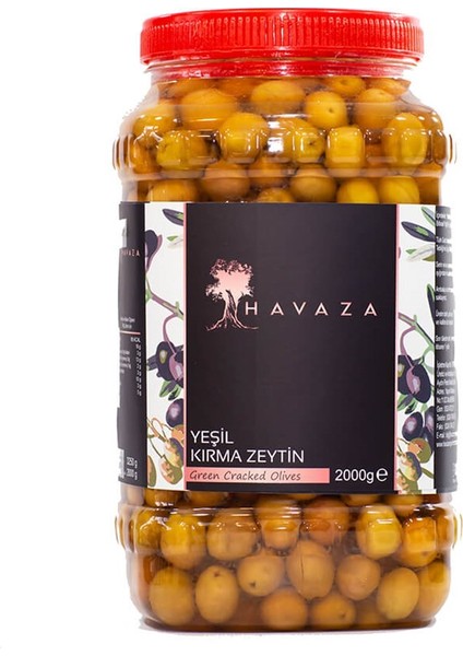 Yeşil Kırma Zeytin - 2000 Gr.