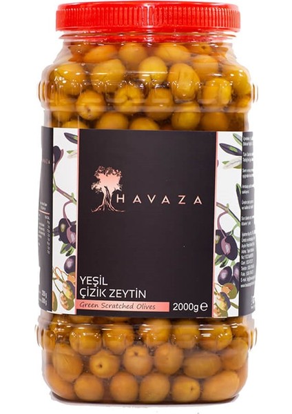 Yeşil Çizik Zeytin - 2000 Gr.