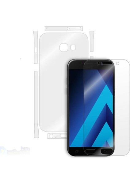 Nettech Samsung Galaxy A520 A5 2017 Uyumlu Ön ve Arka Koruma 360 Full Kaplama
