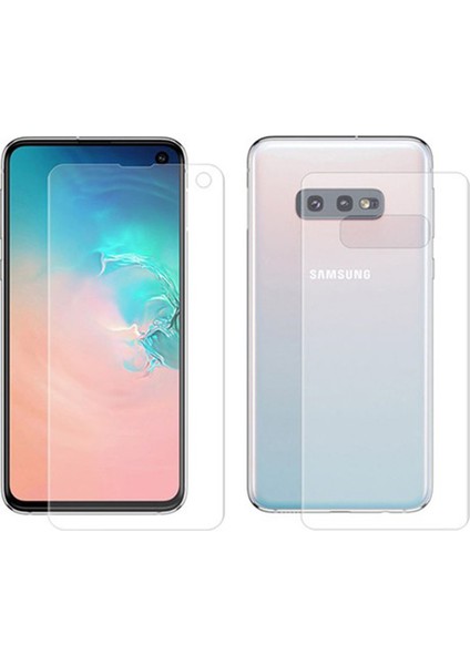 Samsung Galaxy S10E Uyumlu Ön ve Arka Koruma 360 Full Kaplama
