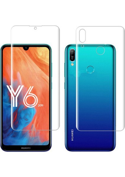 Huawei Y6 2019 Uyumlu Ön ve Arka Koruma 360 Full Kaplama