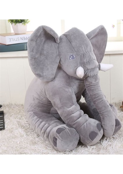 65 cm Yumuşacık Uyku Arkadaşı Açık Gri Fil