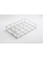 Gümüş Silver Kapaklı 10 Bölmeli Takı Aksesuar Çikolata Kutusu 30X20X6CM 3