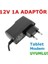 Adaptör 12V 1A Ac/dc Adaptör 12V Ac Adaptör Switch Mode Korumalı Tablet/modem Mtc  Mt-02 Adaptör 2