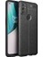 Oneplus Nord N100 Kılıf Niss Silikon Deri Görünümlü Siyah 1
