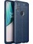 Oneplus Nord N10 5g Kılıf Niss Deri Görünümlü Silikon+Full Ekran Lacivert 1