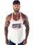 Toughman Tank Beyaz Workout Fitness Atlet 1