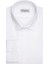 Slim Fit Armür Desenli Beyaz Erkek Gömlek 1