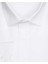 Slim Fit Armür Desenli Beyaz Erkek Gömlek 2
