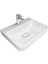 Zero 2.0 60 x 45 cm Armatür Bantlı Dıkdörtgen Tezgah Üzerı Lavabo 60 x 45 1
