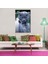 Kedi Gri Kanvas Tablo 120 x 60 4