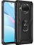Xiaomi Redmi Note 9 Pro 5g Kılıf Çift Katmanlı Yüzüklü Manyetik Vega Kapak + Tam Kaplayan 6d Nano Ekran Koruyucu 1