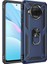 Xiaomi Redmi Note 9 Pro 5g Kılıf Çift Katmanlı Yüzüklü Manyetik Vega Kapak + Tam Kaplayan 6d Nano Ekran Koruyucu 1