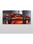 Lamborghini Kırmızı Kanvas Tablo 100 x 50 cm 1