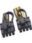 PrimeX Plus PX-4302 6 Pin To 2x8 Pin Psu Ekran Kartı Güç Çevirici Kablo 4