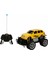1:18 Uzaktan Kumandalı Jumbo Wheels USB Şarjlı Araba 26 Cm. - Sarı Jeep 1