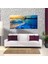 Dalgalı Deniz Kanvas Tablo 80 x 40 cm 4