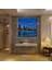 Nehir ve Metropol Manzara Kanvas Tablo 180 x 180 cm 2