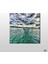 Yeşil Yansıyan Deniz Kanvas Tablo 25 x 25 cm 1