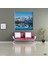 Dağlar Karlı Kanvas Tablo 200 x 200 cm 2