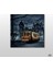 Tramvay Istanbul Gece Kanvas Tablo 90 x 90 cm 1