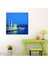 Istanbul Köprü ve Camii Kanvas Tablo 140 x 140 cm 2