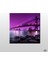 Mor Yansıtması Köprü Kanvas Tablo 70 x 70 cm 1