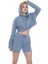 Dısentıs Modest Kapüşonlu Bağcık Detaylı Crop Sweatshirt 1