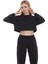 Uzun Kollu Crop Sweatshirt 1