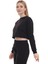 Uzun Kollu Crop Sweatshirt 2