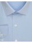 Slim Fit Armür Desenli Açık Mavi Erkek Gömlek 2