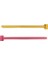 Kuşlar Için Renkli Plastik Tünek 19 cm - 2'li 1